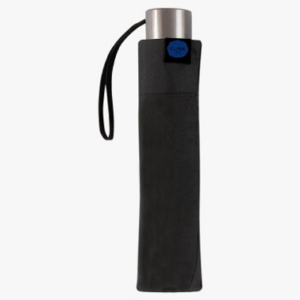 Paraguas Plegable Clima Negro, Compacto y Unisex, Ideal Mochila