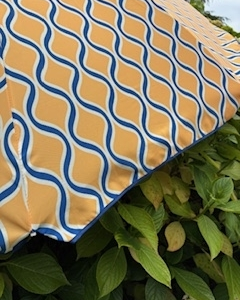 Sombrilla de Playa vintage 180 cm-ribete protección UPF 50+