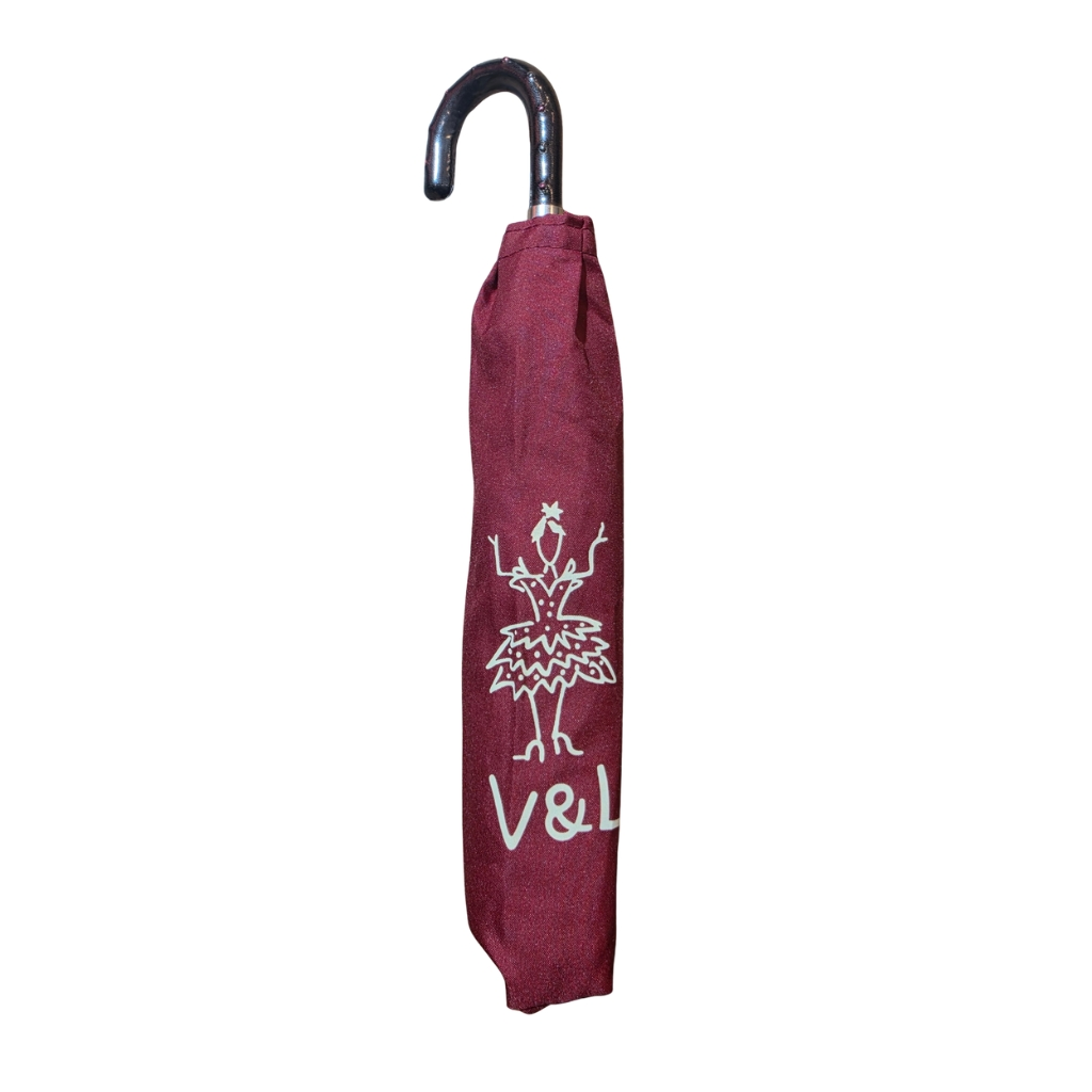 Paraguas Plegable Victorio y Lucchino con Puño Curvo y Funda - Imagen 2