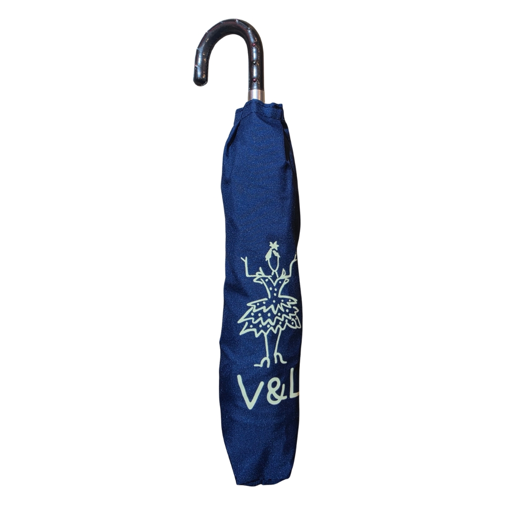 Paraguas Plegable Victorio y Lucchino con Puño Curvo y Funda - Imagen 3