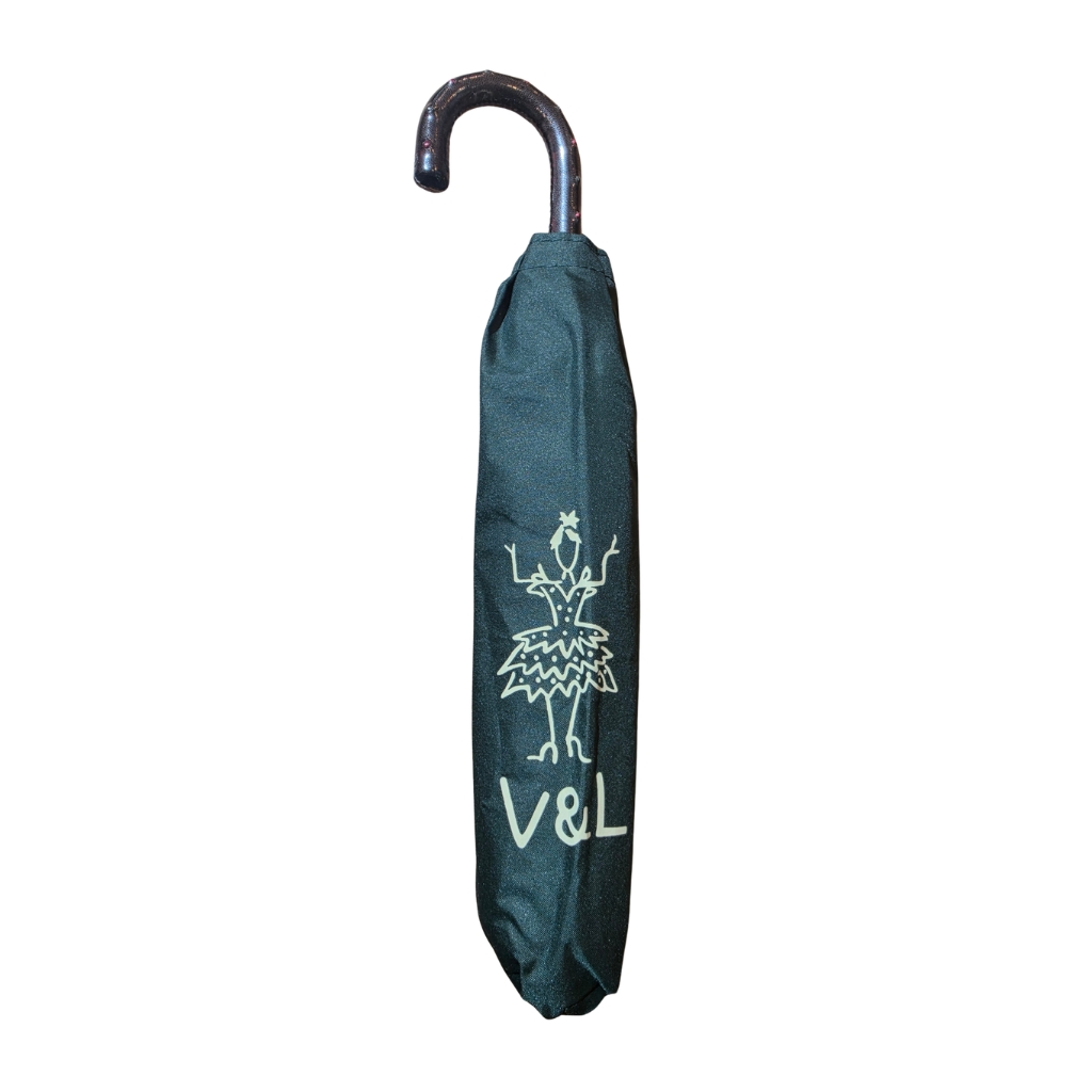 Paraguas Plegable Victorio y Lucchino con Puño Curvo y Funda - Imagen 4