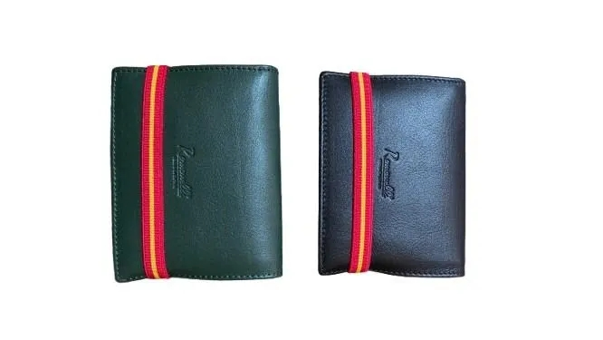 Cartera de Piel con Elástico Bandera de España - Imagen 4