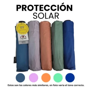 Paraguas Doppler Carbon Manual con Protección UV Resistente