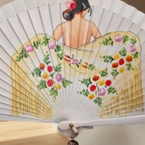 Abanicos de Madera pintados a mano, varios modelos