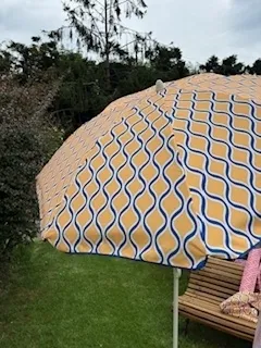 Sombrilla de Playa vintage 180 cm-ribete protección UPF 50+ - Imagen 7