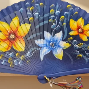 Abanicos de Madera pintados a mano, varios modelos