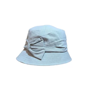 Sombrero de Sol Estilo Cloche con Lazo Lateral para Mujer