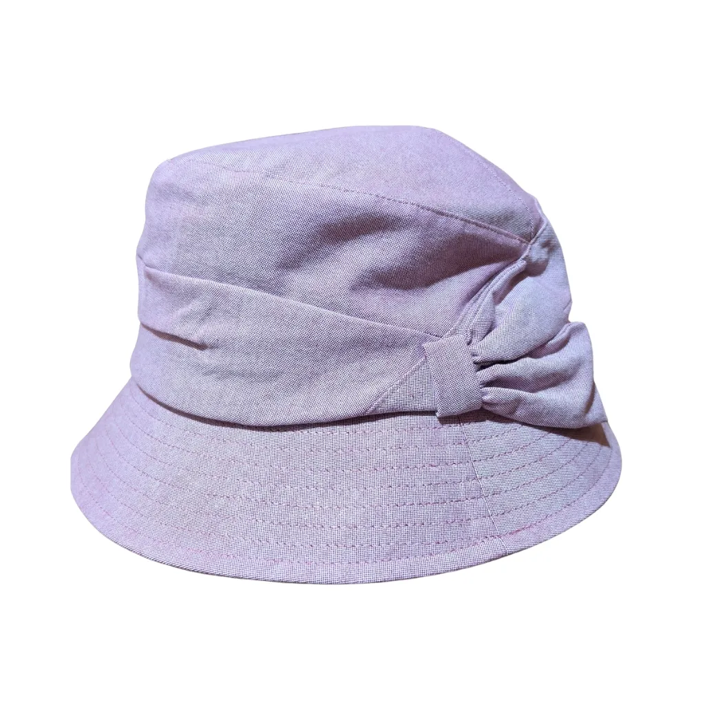 Sombrero de Sol Estilo Cloche con Lazo Lateral para Mujer - Imagen 2