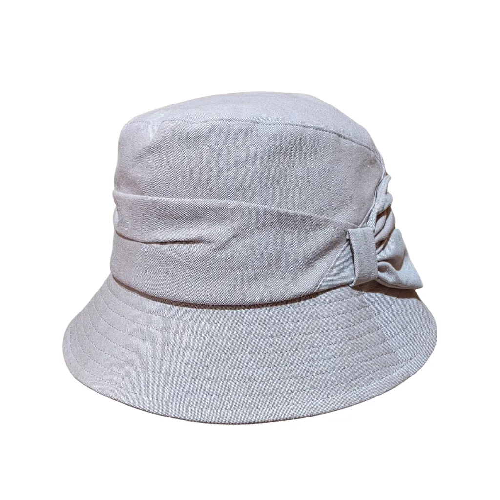 Sombrero de Sol Estilo Cloche con Lazo Lateral para Mujer - Imagen 3