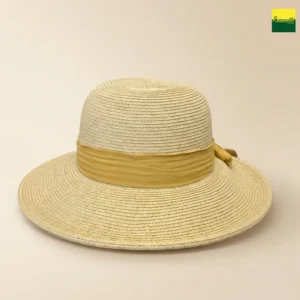 Sombrero con Protección UPF50 y Banda Mostaza