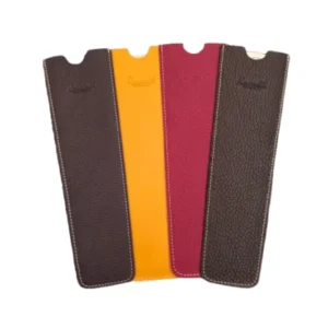 Funda de Abanico Abierta Romanelli en Piel   22x7 cm