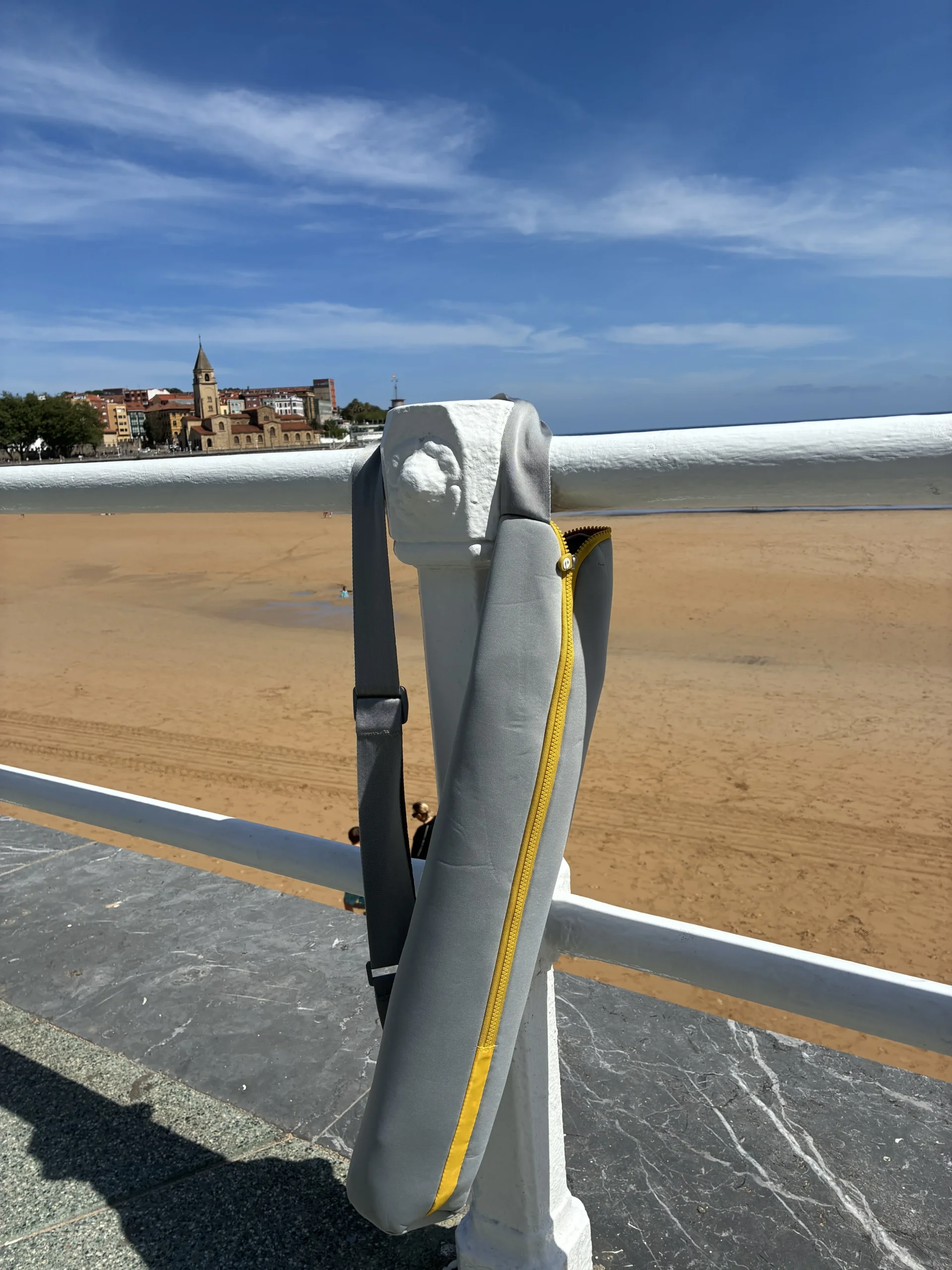 Sombrilla Plegable 170 cm, Funda de Neopreno con protección UPF 50+