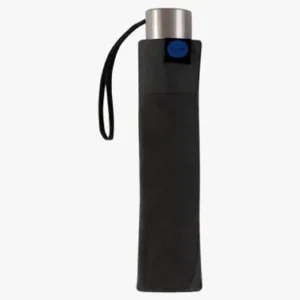 Paraguas Plegable Clima Negro, Compacto y Unisex, Ideal Mochila