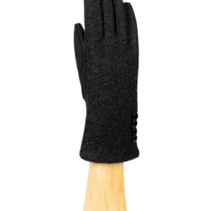 Guantes de punto rizo con botones - Santacana