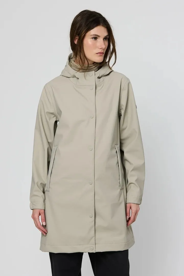 ISTAP Impermeable TANTA Parka Larga de Lluvia para Mujer